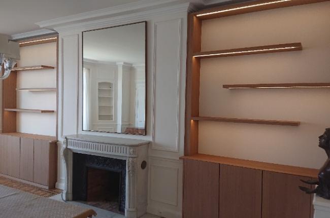 FABRICATION ET POSE DE MOBILIER POUR AMENAGEMENT D'UN APPARTEMENT